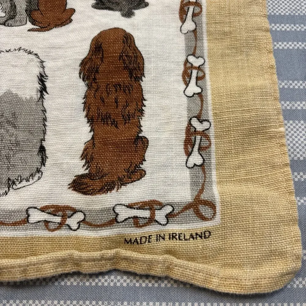 Ulster Weavers Kitchen Tea Towel Irish Linen Dogs In Waiting Made In Ireland